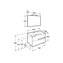 Mueble Pack blanco 80cm Victoria-N Roca