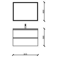 Mueble 81cm 2 cajones SPIRIT SALGAR