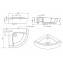 Lavabo suspendido ANGULAR NEWDAY