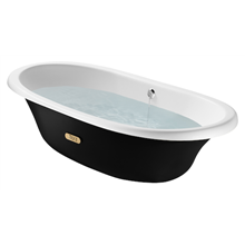 Bañera oval burdeos Newcast ROCA