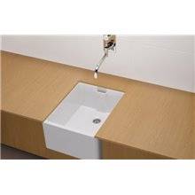 Lavabo blanco con válvula Belfast Unisan