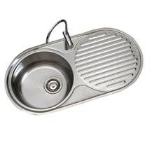 Fregadero de cocina de 1 seno con escurridor Timblau