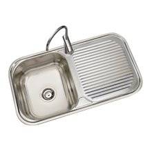 Fregadero de cocina cuadrado de 1 seno Timblau
