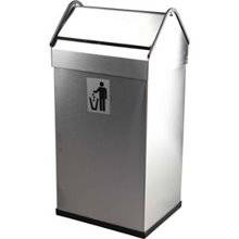 Papelera 40L de acero inox Timblau
