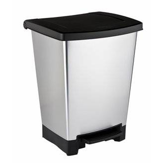 Papelera reciclaje termopl&aacute;stico 25L Duo Timblau
