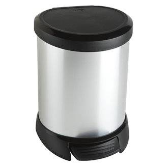 Papelera pedal ABS metalizado 20L Timblau