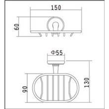 Jabonera rejilla de pared Timblau