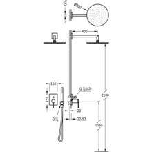 Kit de ducha MONO-TERM empotrado Tres