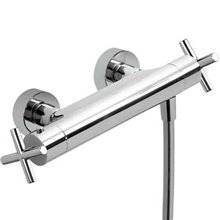 Grifo de ducha termostática ECO Max-Tres manetas cruz