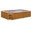 Piscina K2O rectangular de madera panelada 655x390x124 cm