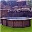 Piscina K2O octogonal de madera maciza 488x317x128 cm