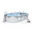 Piscina ovalada desmontable de acero 500/610/740x360x120 cm Hydrium Bestway
