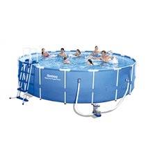 Piscina desmontable redonda 549x122 cm STEEL PRO Bestway