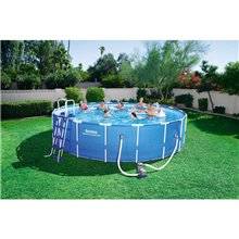 Piscina desmontable redonda 549x122 cm STEEL PRO Bestway