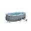 Piscina desmontable oval 424x250x100 cm Power Steel Bestway
