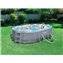 Piscina desmontable oval 424x250x100 cm Power Steel Bestway