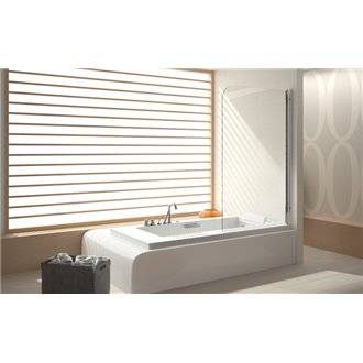 Mampara ba&ntilde;era panel abatible TR570 Kassandra