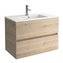 Mueble 91cm Natural 2 cajones SALGAR FUSSION LINE