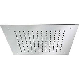 Rociador ducha empotrado a techo INOX cuadrado TRES
