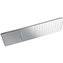 Rociador ducha empotrado a pared 28x55 INOX cascada TRES redondeado