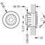 Jet empotrado antical circular TRES