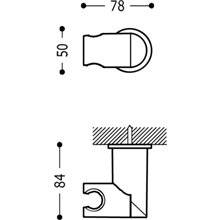 Soporte orientable para ducha TRES