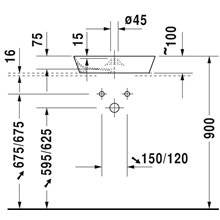 Lavabo sobre encimera CapeCod Circular DURAVIT