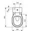 Inodoro completo compacto CONNECT C&uacute;bico Ideal Standard