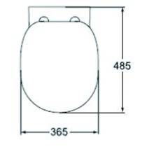 Tapa de inodoro amortiguada CONNECT SPACE Ideal Standard