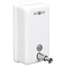 Dosificador de jabón vertical blanco Nofer