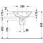 Lavabo mural DarlingNew Circular 60 DURAVIT