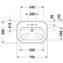 Lavabo mural 70 1930 DURAVIT