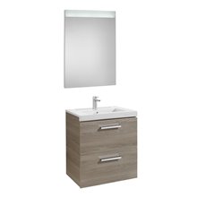 Pack mueble 60cm dos cajones fresno Prisma Roca