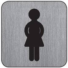 Señal mujer acero Inox Timblau
