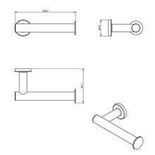 Portarrollos horizontal architect COSMIC