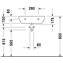 Lavabo mural 55 Med D-Code DURAVIT