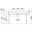 Lavabo para mueble 120 rebosadero Vero Duravit