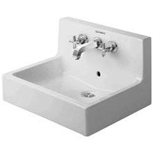 Lavabo mural con pared posterior Vero DURAVIT