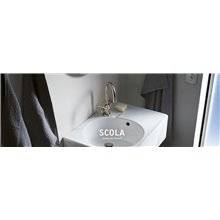 Lavabo mural Scola seno izquierda DURAVIT