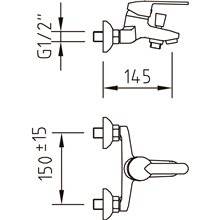 Grifo de baño-ducha S12 Urban