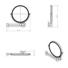 Espejo extensible architect COSMIC