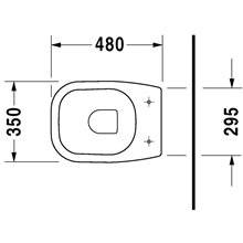 Inodoro a suelo D-Code DURAVIT