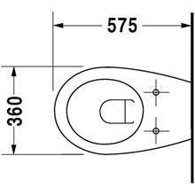 Inodoro suspendido Colomba Duraplus DURAVIT