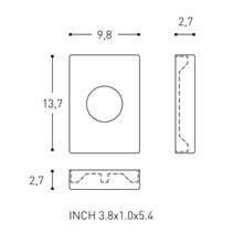 Dispensador de bolsas higiénicas architect COSMIC
