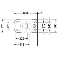 Inodoro completo tanque bajo DuraStyle DURAVIT