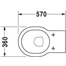 Inodoro a suelo Foster DURAVIT