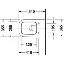 Inodoro suspendido Happy D.2 DURAVIT