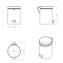 Papelera acero 5L architect COSMIC