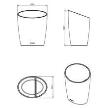 Vaso blanco brillo saku COSMIC