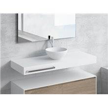 Conjunto encimera+lavabo CALIPSO toallero NATUGAMA